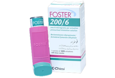 FOSTER 200 MCG/6 MCG AEROSOL INHALASYON COZELTISI (120 DOZ)